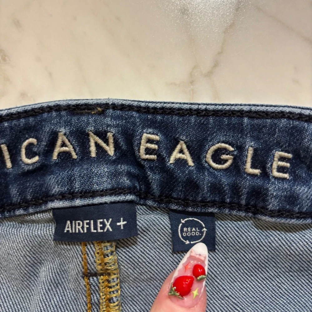 American Eagle Airflex+ Real Good Mens Straight Leg Jeans Blue 30x30‎